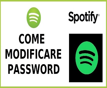 modificare password spotify