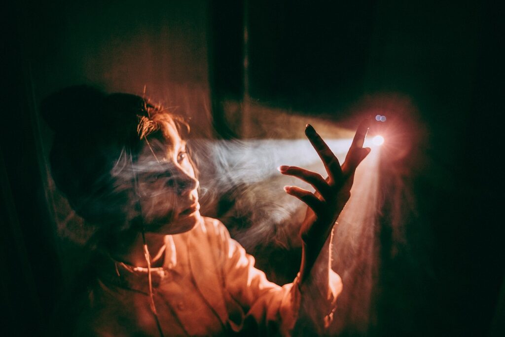 woman, portrait, light, projector, smoke, shadow, woman, light, projector, projector, smoke, shadow, shadow, shadow, shadow, shadow