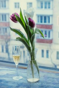 spring, flower background, flower wallpaper, holiday, march 8, tulips, beautiful flowers, wineglass, flowers, nature, gift, march, romance, loneliness, flower, bouquet, novel, flora, petals, tulip, roses