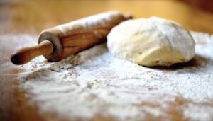 dough, rolling pin, to bake, cakes, cake batter, preparation, flour, roll out, dough, dough, rolling pin, flour, flour, flour, flour, flour